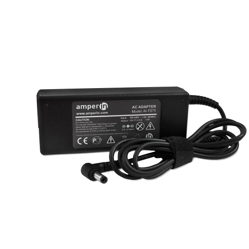 Блок питания (сетевой адаптер) Amperin AI-TS75 для ноутбуков Toshiba 19V 3.95A 5.5x2.5 Блок питания (сетевой адаптер) Amperin AI-TS75 для ноутбуков Toshiba 19V 3.95A 5.5x2.5