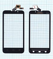 Сенсорное стекло (тачскрин) для ZTE Majesty Z796C черное