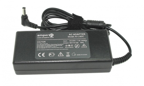Блок питания (сетевой адаптер) Amperin AI-LI90C для ноутбуков Lenovo 19V 4.74A 5.5x2.5 mm