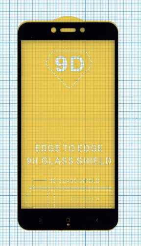 Защитное стекло "Полное покрытие" для Xiaomi Redmi 5A черное