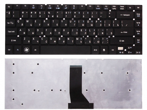 Клавиатура для ноутбука Acer Aspire 3830 3830G 3830T 3830TG 4830 4830G 4830T 4830TG черная
