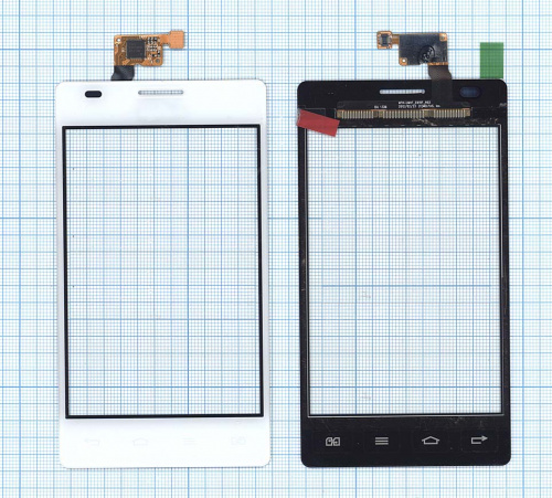 Сенсорное стекло (тачскрин) для LG Optimus L5 Dual E615 белое Сенсорное стекло (тачскрин) для LG Optimus L5 Dual E615 белое
