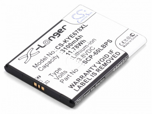 Cameron Sino Аккумулятор для телефона Kyocera E6782 Brigadier (SCP-60LBPS) Cameron Sino Аккумулятор для телефона Kyocera E6782 Brigadier (SCP-60LBPS)