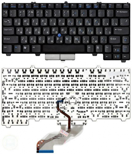 Клавиатура для ноутбука Dell Latitude D410 J5818 черная Клавиатура для ноутбука Dell Latitude D410 J5818 черная