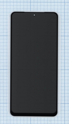 Защитное стекло Privacy "Анти-шпион" для Xiaomi Redmi Note 10/ Note 10S черное