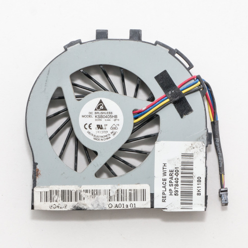 Вентилятор для ноутбука HP EliteBook 2740P (4 pin)