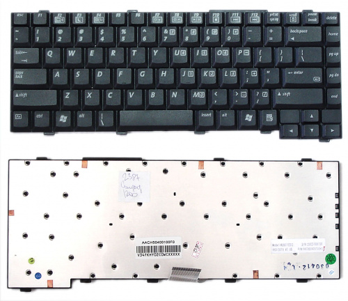 Клавиатура для ноутбука HP Compaq Presario 1500 черная Клавиатура для ноутбука HP Compaq Presario 1500 черная