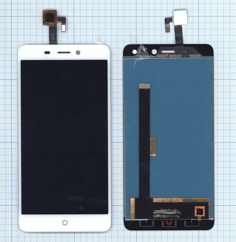 Модуль (матрица + тачскрин) для ZTE Nubia N1 белый