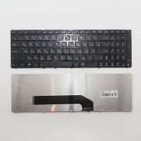 Клавиатура для ноутбука Asus K50 черная с рамкой