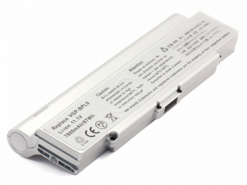 Sino Power Усиленный аккумулятор для Sony VGP-BPL9, VGP-BPS9/S (7800mAh) Sino Power Усиленный аккумулятор для Sony VGP-BPL9, VGP-BPS9/S (7800mAh)