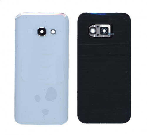 Задняя крышка для Samsung A320 Galaxy A3 (2017) синяя