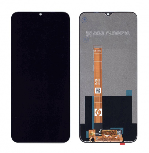 Модуль (матрица + тачскрин) для Realme C11 черный Модуль (матрица + тачскрин) для Realme C11 черный