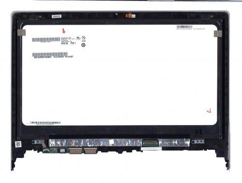 Модуль (матрица + тачскрин) для Lenovo FLEX 2 14 5D10F76748 черный с рамкой Модуль (матрица + тачскрин) для Lenovo FLEX 2 14 5D10F76748 черный с рамкой
