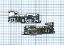 Шлейф разъема питания с микрофоном для Sony Xperia XA1 Single SIM с IC G3116