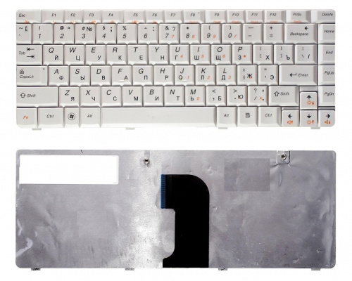 Клавиатура для ноутбука Lenovo IdeaPad U450 E45 белая Клавиатура для ноутбука Lenovo IdeaPad U450 E45 белая