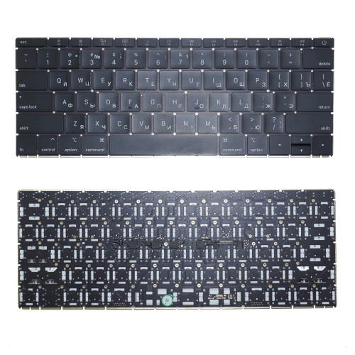 Клавиатура для ноутбука Apple MacBook 12" Retina A1534 плоский Enter (Early 2016 - Mid 2017)
