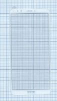 Защитное стекло "Полное покрытие" для Huawei Y6 Prime (2018) белое