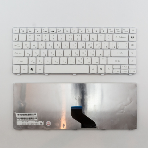 Клавиатура для ноутбука Packard Bell NM85 белая