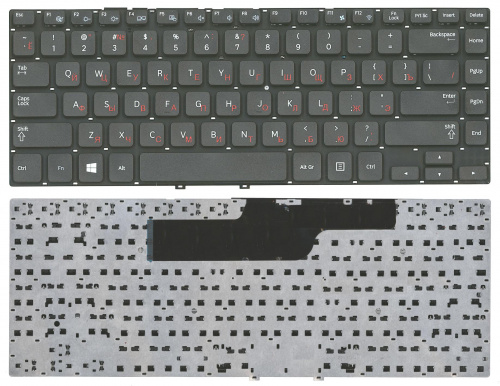 Клавиатура для ноутбука Samsung 355V4C-S01 черная Клавиатура для ноутбука Samsung 355V4C-S01 черная
