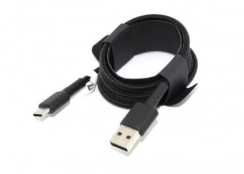 Кабель Xiaomi Mi Braided USB Type-C 1m черный Кабель Xiaomi Mi Braided USB Type-C 1m черный