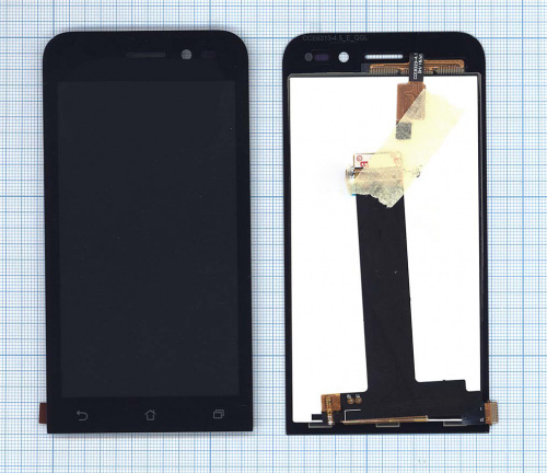 Модуль (матрица + тачскрин) для Asus ZenFone Go ZB450KL черный Модуль (матрица + тачскрин) для Asus ZenFone Go ZB450KL черный