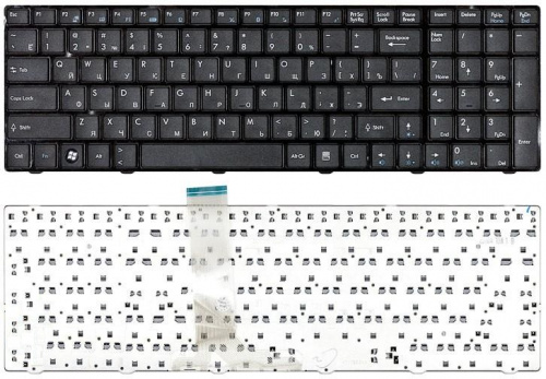 Клавиатура для ноутбука MSI A6200 CX605 CR630 CX705 черная