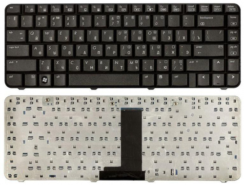 Клавиатура для ноутбука HP Compaq Presario CQ50 черная Клавиатура для ноутбука HP Compaq Presario CQ50 черная