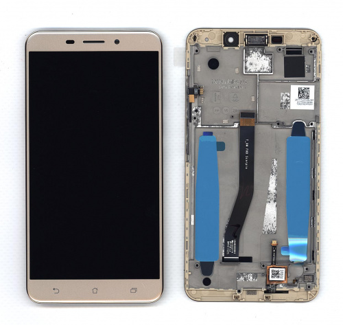 Модуль (матрица + тачскрин) для Asus ZenFone 3 Laser ZC551KL золотистый с рамкой Модуль (матрица + тачскрин) для Asus ZenFone 3 Laser ZC551KL золотистый с рамкой