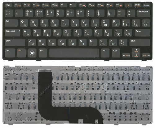 Клавиатура для ноутбука Dell Inspiron 14Z 5423 13Z 5323 черная Клавиатура для ноутбука Dell Inspiron 14Z 5423 13Z 5323 черная