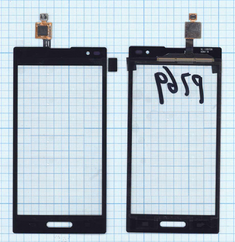 Сенсорное стекло (тачскрин) для LG Optimus L9 (P769) черное Сенсорное стекло (тачскрин) для LG Optimus L9 (P769) черное