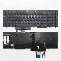 Клавиатура для ноутбука Dell Latitude E5570 черная без рамки, со стиком