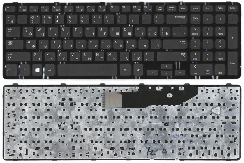 Клавиатура для ноутбука Samsung NP350E7C 355E7C черная рамка черная Клавиатура для ноутбука Samsung NP350E7C 355E7C черная рамка черная