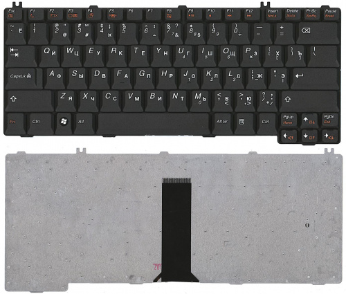 Клавиатура для ноутбука Lenovo Ideapad 3000 C100 C200 N100 N200 N220 N440 N500 V100 V200 Y500 черная Клавиатура для ноутбука Lenovo Ideapad 3000 C100 C200 N100 N200 N220 N440 N500 V100 V200 Y500 черная