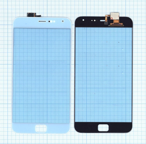 Сенсорное стекло (тачскрин) для Meizu MX4 Pro белое Сенсорное стекло (тачскрин) для Meizu MX4 Pro белое