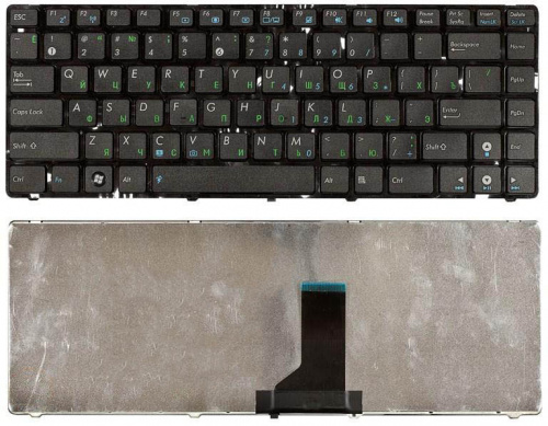 Клавиатура для ноутбука Asus UL30 K42 K43 X42 U41 черная с рамкой Клавиатура для ноутбука Asus UL30 K42 K43 X42 U41 черная с рамкой