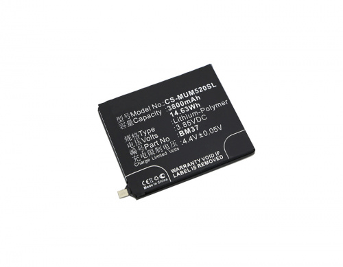 Аккумулятор CS-MUM520SL BM37 (Int.Version) для Xiaomi Mi 5s Plus  3.85V / 3800mAh / 14.63Wh