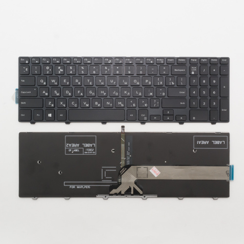 Клавиатура для ноутбука Dell Inspiron 15-3000 черная с подсветкой Клавиатура для ноутбука Dell Inspiron 15-3000 черная с подсветкой