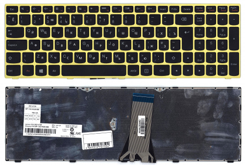 Клавиатура для ноутбука Lenovo IdeaPad G50-70 G50-30 черная с салатовой рамкой Клавиатура для ноутбука Lenovo IdeaPad G50-70 G50-30 черная с салатовой рамкой