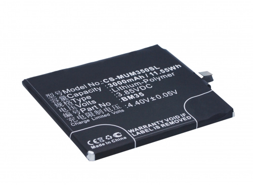 Аккумулятор CS-MUM350SL BM35 для Xiaomi Mi 4c  XIAOMI Mi 4c Dual SIM 3.85V / 3000mAh / 11.55Wh