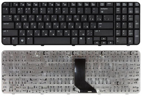 Клавиатура для ноутбука HP Pavilion G60 Compaq Presario CQ60 черная Клавиатура для ноутбука HP Pavilion G60 Compaq Presario CQ60 черная