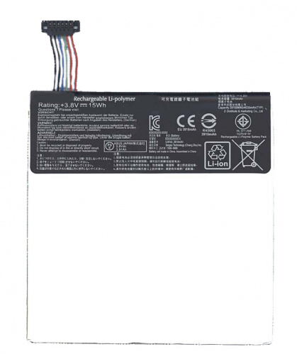 Аккумуляторная батарея C11P1311 для Asus MeMO Pad 7" ME175CG 3.8V 15Wh Аккумуляторная батарея C11P1311 для Asus MeMO Pad 7" ME175CG 3.8V 15Wh