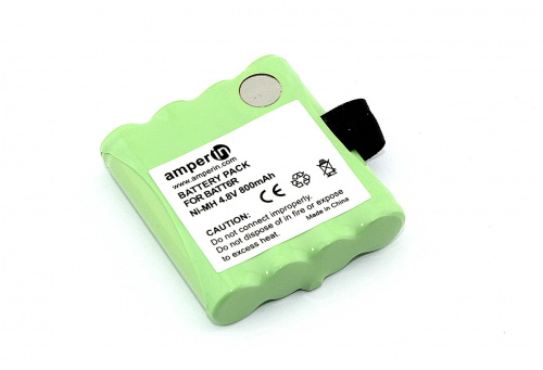 Аккумулятор Amperin для Midland LXT200 LXT300 LXT400 (BATT-6R) 800mAh 4.8V Ni-MH Аккумулятор Amperin для Midland LXT200 LXT300 LXT400 (BATT-6R) 800mAh 4.8V Ni-MH