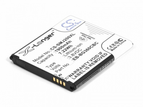 Cameron Sino Аккумулятор для Samsung Galaxy J2 (EB-BG360BBE) c NFC модулем