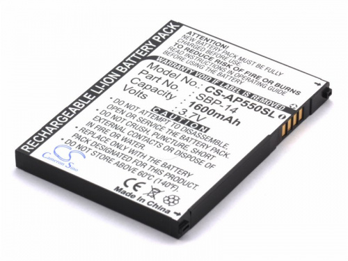 Cameron Sino Аккумулятор для КПК Asus MyPal P550 Solaris (SBP-14)