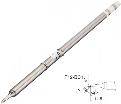 Жало для паяльника Hakko T12-BC1 Жало для паяльника Hakko T12-BC1