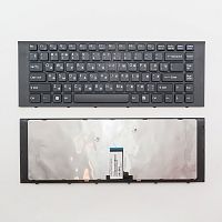 Клавиатура для ноутбука Sony Vaio VPC-EG черная с рамкой