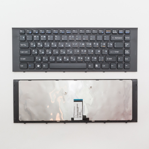 Клавиатура для ноутбука Sony Vaio VPC-EG черная с рамкой