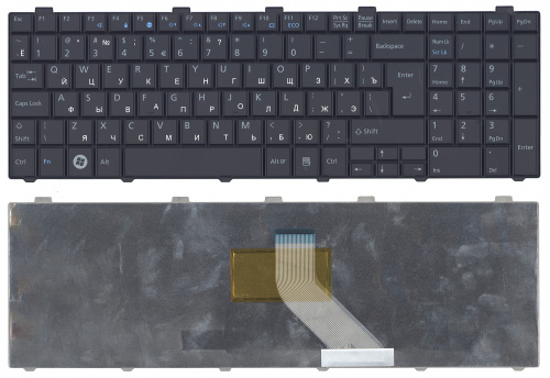 Клавиатура для ноутбука Fujitsu Lifebook AH530 AH531 NH751 черная Клавиатура для ноутбука Fujitsu Lifebook AH530 AH531 NH751 черная