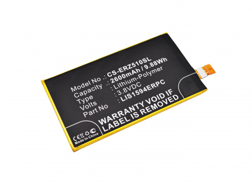 Аккумулятор CS-ERZ510SL LIS1594ERPC для Sony Xperia Z5 Compact E5803 E5823 3.8V / 2600mAh / 9.88Wh Аккумулятор CS-ERZ510SL LIS1594ERPC для Sony Xperia Z5 Compact E5803 E5823 3.8V / 2600mAh / 9.88Wh