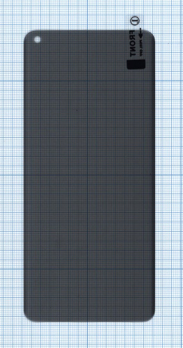 Защитное стекло UV Nano Privacy "Анти-шпион" для One Plus 8